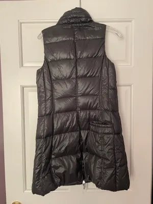 Dark Grey Coatology Long Vest thumbnail 3