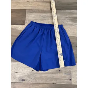 Nike Dri Fit Blue Running Shorts Elastic Waist Hidden Drawstring Womens Size S thumbnail 4
