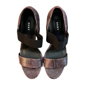 DKNY Iva Stiletto Sandals High Heels- Two Tone Garnet Size 9 thumbnail 5