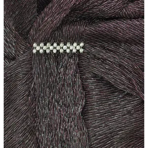 NWT R & M Richards Embellished Pleated Caplet Overlay Maxi Dress Purple Wine 6 thumbnail 10