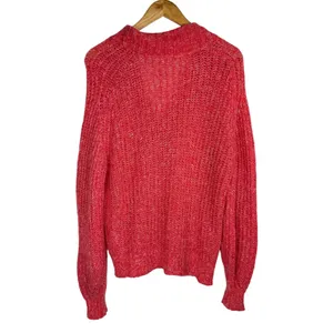 Anthropologie Honore Ribbed Knit Pullover Sweater Sz Medium Wool Blend thumbnail 4