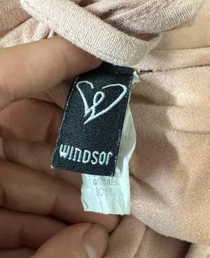 Windsor Pink Velvet Dress thumbnail 4