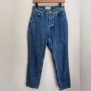 EVERLANE jeans The Curvy 90’s Cheeky Straight Jean in Medium Blue 28 thumbnail 3