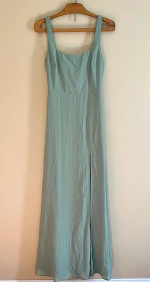 Lulus Sage Green Bridesmaid Dress thumbnail 3