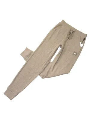 NWT Alo Yoga Muse Sweatpant in Heather Gravel Ribbed Tapered Jogger Pants XXS thumbnail 5