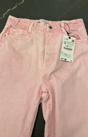 Zara High Rise Straight Jeans - Size 4 thumbnail 1