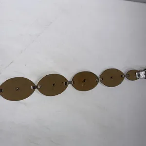 Vintage Y2K Silver Tone‎ Stamped Metal Boho Western Rodeo Concho Style Belt thumbnail 12