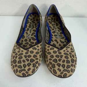 Rothy's Size 10 The Flat Ballet Spotted Leopard Animal Print‎ Round Toe Retired thumbnail 6
