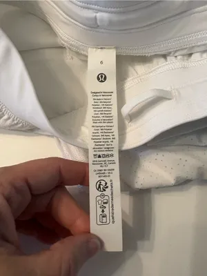 Lululemon Adapted state perforated joggers white size 6 thumbnail 5