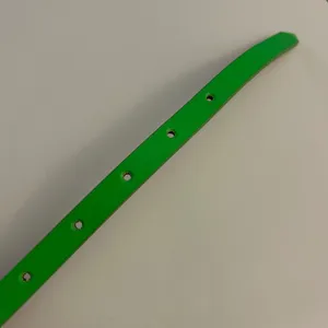 Coldwater Creek Womens XLG Skinny‎ Neon Green Belt Silver Buckle thumbnail 5