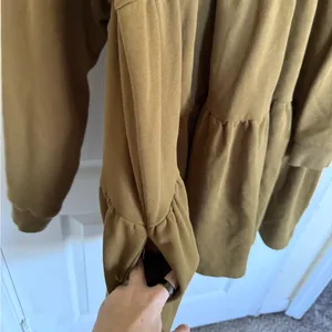 Natural Life Joey Tiered Sweater Dress in Olive thumbnail 5