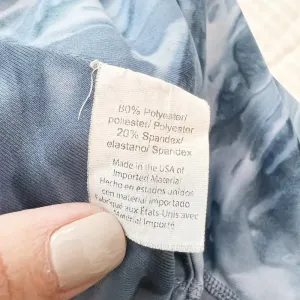 BEYOND YOGA Blue Tie Dye‎ Shanti Crop Leggings XS thumbnail 5