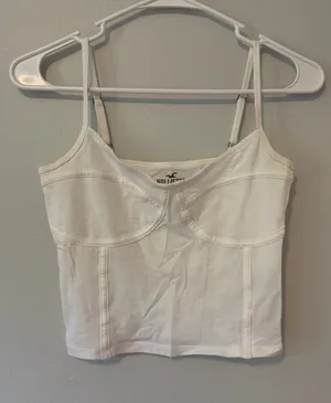 Hollister Tank Top White thumbnail 1