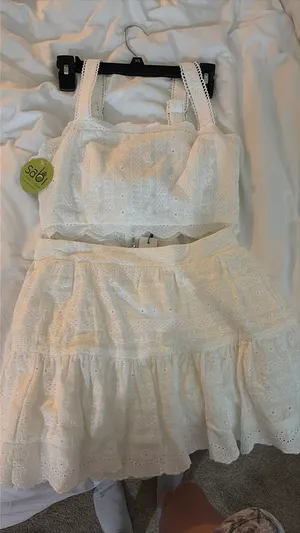 White two piece set from Sabi Boutique thumbnail 4