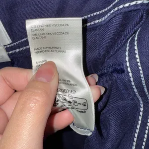 Anthropologie NWT $138 x Maeve 70s Slim Cropped Kick-Flare Linen Trousers 29 thumbnail 8