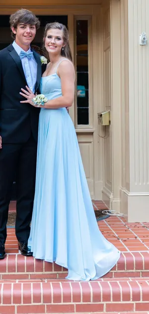 Light Blue Prom Dress thumbnail 1