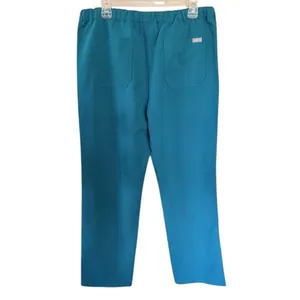 FIGS Teal Scrub Pants Drawstring Elastic Waist – Size L (34–39) Inseam 30 thumbnail 3