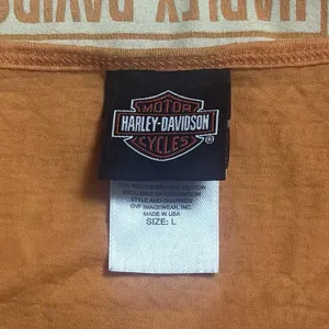 Harley Davidson Jamaica Orange Aztec Print Tank Top Novelty Motorcycle Comfort L thumbnail 8