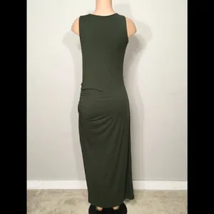 REVOLVE & Three Dots maxi ruched dress. thumbnail 6