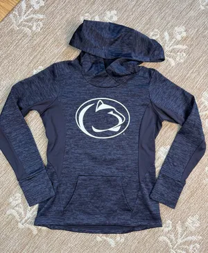 Fanatics Navy Hooded Penn state nittany lion Performance Pullover with White Log thumbnail 1