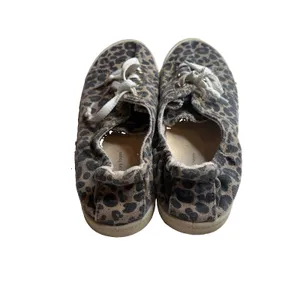 Time and Tru Leopard Slip on Sneakers Lace Up Elastic Heel Size 10 Womens thumbnail 3