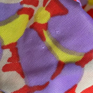 Vintage Saks Fifth Avenue‎ Dress Nightgown Floral Vibrant Gathered Bodice Slinky thumbnail 10