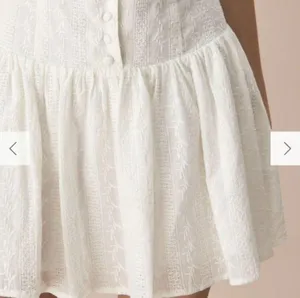 RIHOAS Women's White Boat Neck Jacquard Cotton Mini Dress 3 thumbnail 5