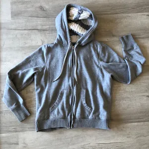 Women’s Faded Glory Gray Full Zip Hoodie thumbnail 1