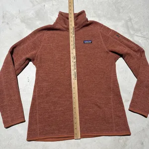 Patagonia Better Sweater Jacket Womens Size Large Fleece 1/4 Zip Burnt Orange thumbnail 5