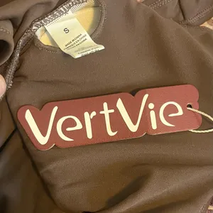 VertVie Brown Back Cutout Scrunch Butt Flare Leg‎ Sleeveless Jumpsuit Size Small thumbnail 3