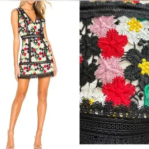 Alice + Olivia Zula Party Mini Dress Size 2 XS Floral Lace Embroidered Cocktail thumbnail 5