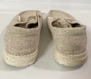 Hey Dude Wendy slip on canvas shoes with embroidery in Dusty Inca size 9 thumbnail 5