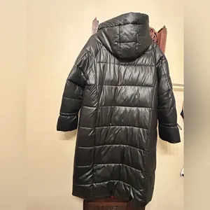 Noize Katy Long Parka, Black Woman’s Size XL. Vegan Cruelty Free thumbnail 9