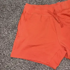 Gymshark Women's Orange Athletic Shorts Size Medium Drawstring Gym thumbnail 12