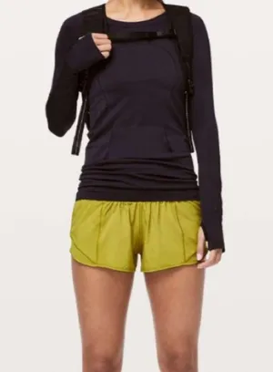 Lululemon Hotty Hot Short II 2.5” Golden Lime thumbnail 5