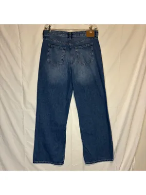 Aeropostale 90s High Waisted Wide Leg Jeans Medium Blue Denim Womens Size 12 thumbnail 2