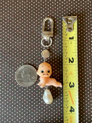 Handmade Kawaii retro y2k fairy angel baby kewpie phone strap/accessory/keychain/bag charm👼💖 thumbnail 6