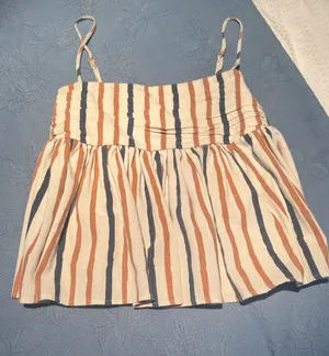 Miou Muse striped top Multiple Size M thumbnail 2