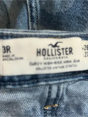 Hollister Swirl ladies Jeans Size 3R High Waist thumbnail 8