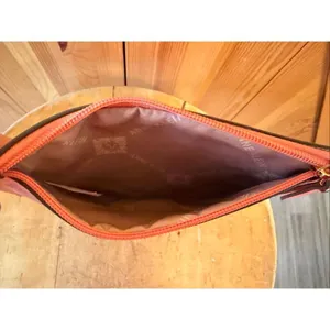 Anne Klein Wristlet Medium Zip Peach 5.75 x 7.75 Removable Strap (7177) thumbnail 3