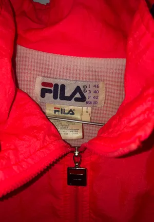 FILA Vintage - Neon Pink Windbreaker Zip Up thumbnail 6