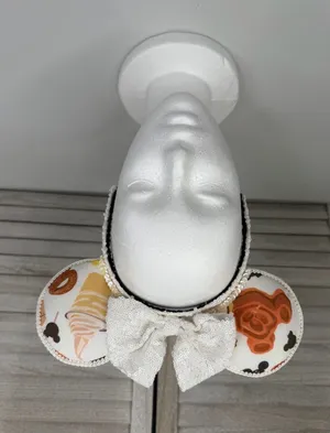 DISNEY Park Snacks Minnie Ears/Headband White/ Multi-OS thumbnail 1
