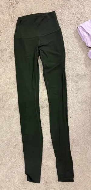 Lululemon Align Leggings Dark Green Olive TALL thumbnail 1