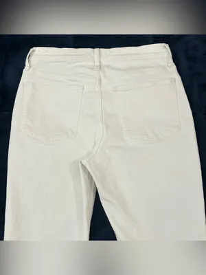 Madewell The Perfect Vintage Jean White High Rise Straight Leg Jeans Women’s 28 thumbnail 12