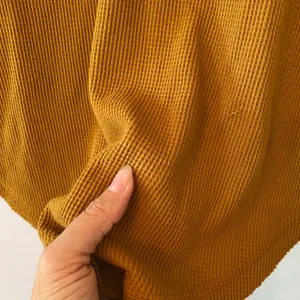 Maeve Anthropologie Burnt Orange Waffle Knit Cowlneck Sweater Loungewear Medium thumbnail 9