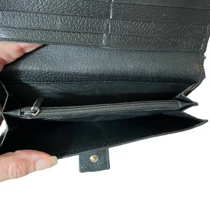 Gucci Black Signature GG Horsebit Buckle Wallet thumbnail 7