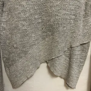 Free People Women's Gray Mock‎ Neck Cross Front Sweater Size Medium thumbnail 3