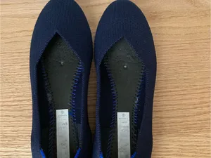 Rothy's Navy Knit V‑Cut Ballet Flats thumbnail 6