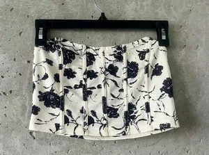 floral corset crop top thumbnail 4