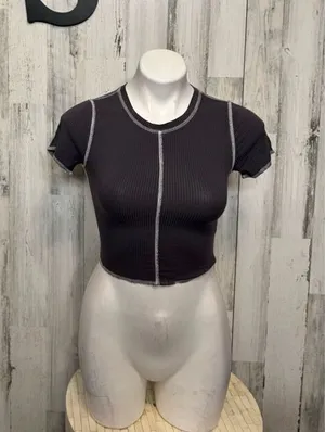 Garage Gray crop top thumbnail 1